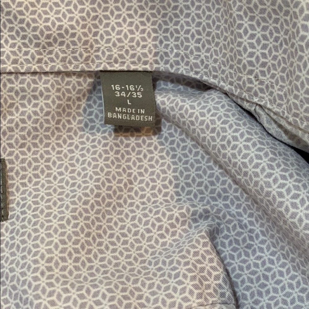 Michael Kors Slim Fit Trim Stretch Button Up Shirt - Picture 7 of 8